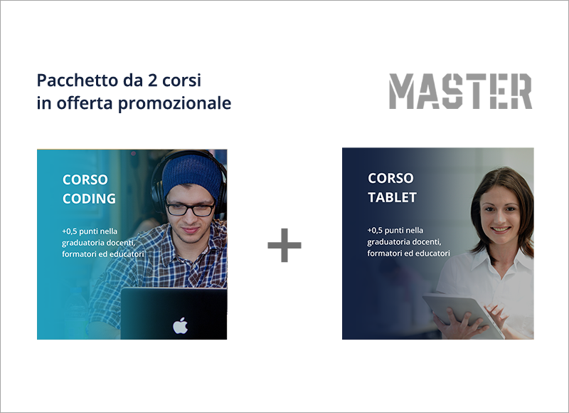 Pacchetto 2 Certificazioni informatiche: Tablet e Coding