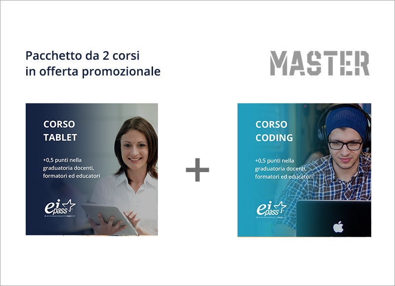 Pacchetto 2 Certificazioni informatiche: Tablet e Coding