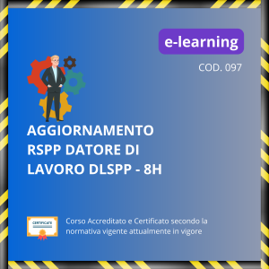 Aggiornamento RSPP Datore di Lavoro DLSPP - 8 ore