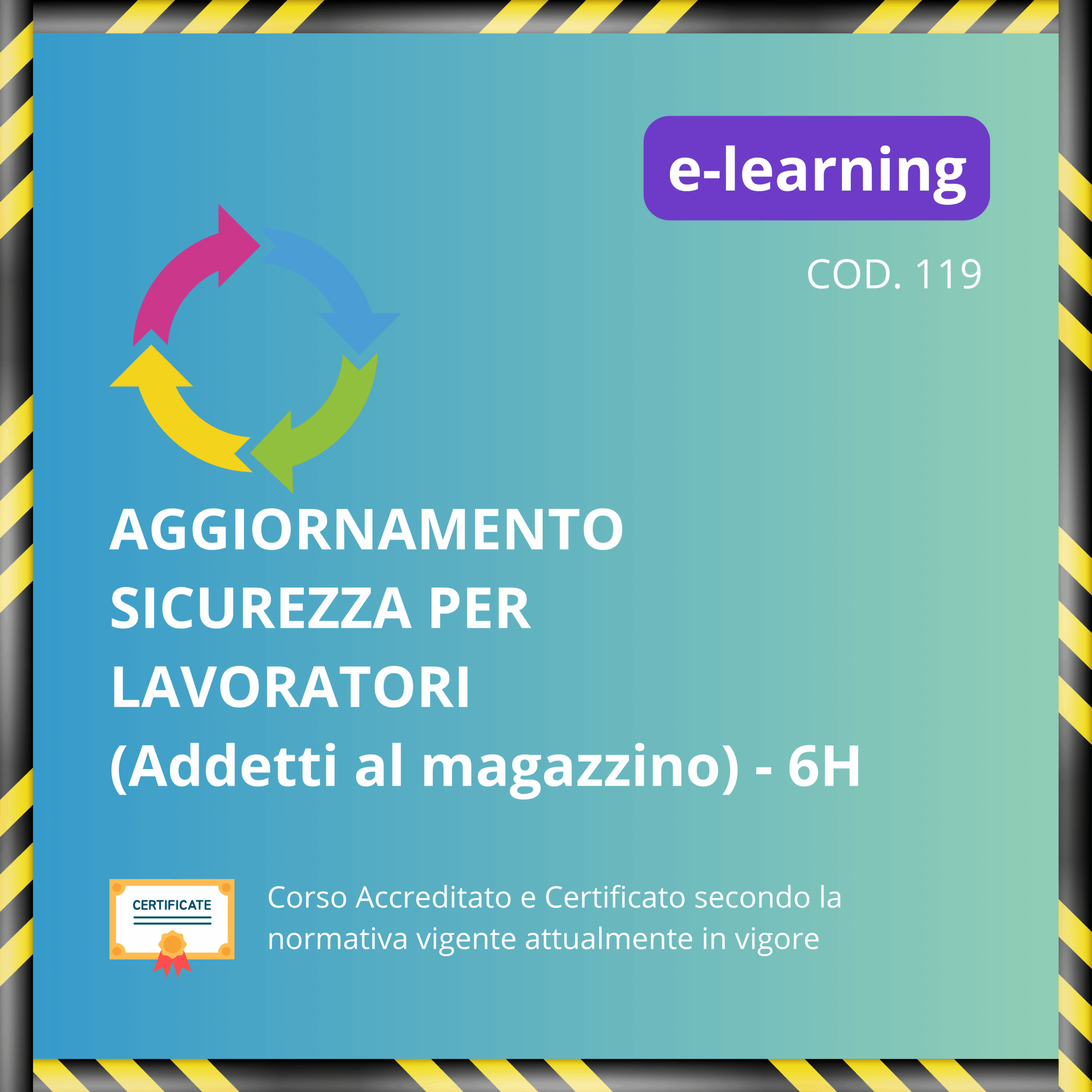 Aggiornamento Lavoratori Settore Addetti al Magazzino - 6 ore