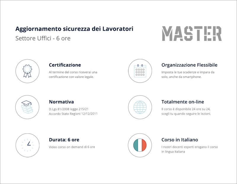 Aggiornamento Lavoratori Settore Uffici - 6 ore